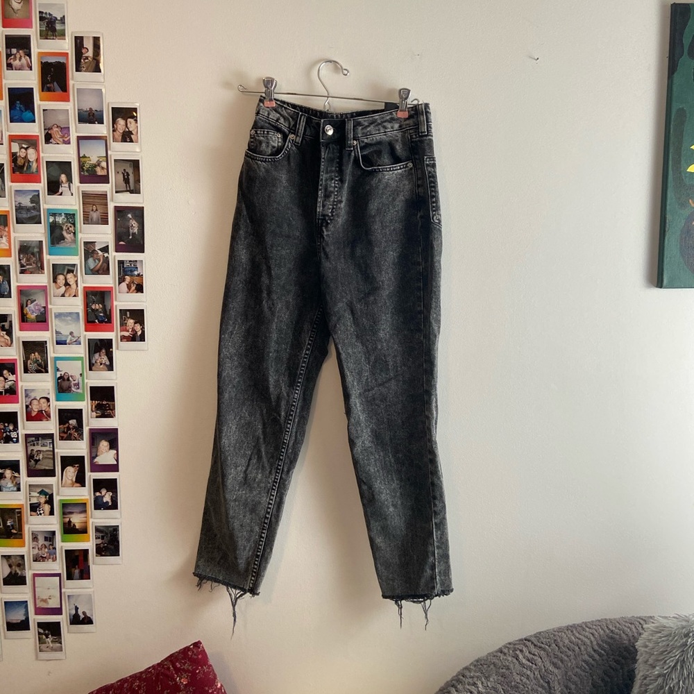 H&M acid wash jeans